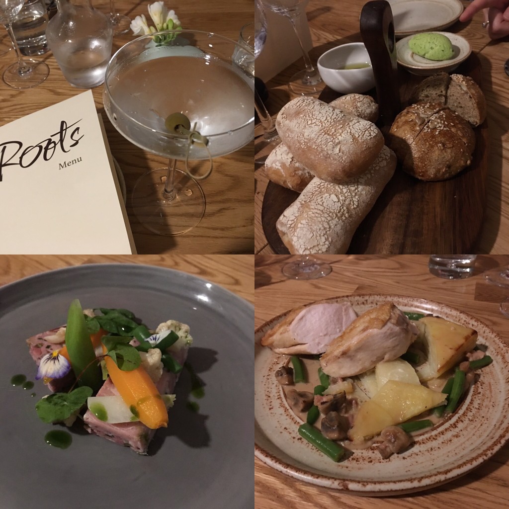 We’ve had dinner at Roots restaurant now – Southbourne Groove