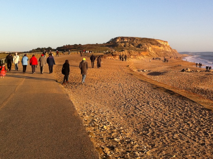 Sun over Hengistbury Head